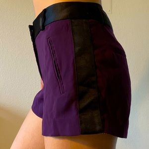 Dark purple shorts